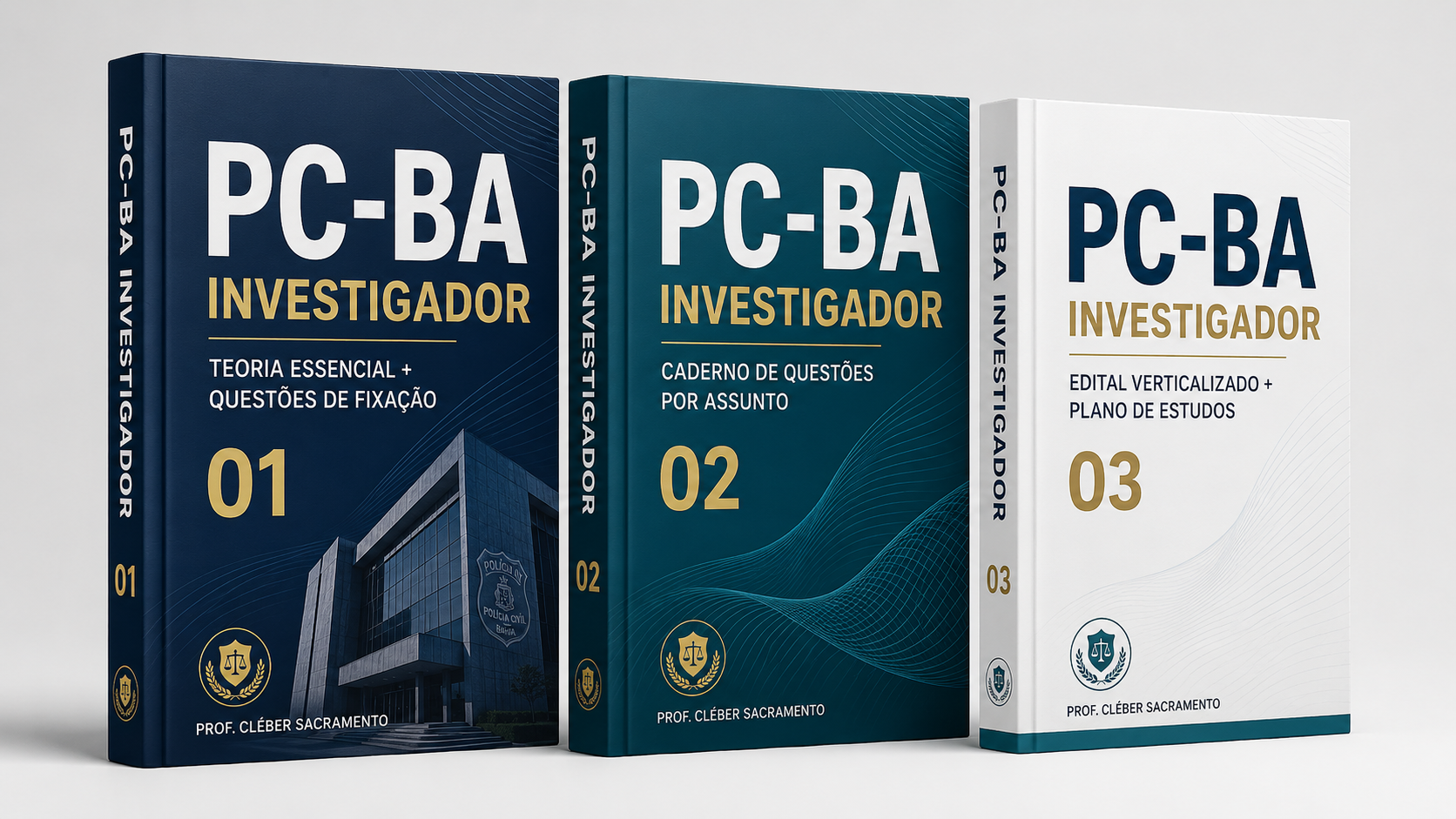 Mockup do Combo PC-BA Investigador 2026
